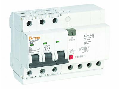 Interruptor ELCB DAB6LE-63 3P+N